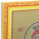 Алмазная мозаика на подрамнике с полным заполнением «МИР ЯРКИХ КРАСОК», дева Мария с младенцем, 20*30 см