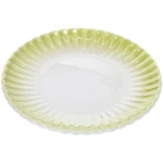 Чайная пара «Жемчужный блеск» (кружка 180мл, блюдце, ложка) салатовый