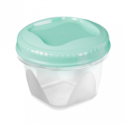 Банка с завинчивающейся крышкой "Тондо" 0,45л, пластик