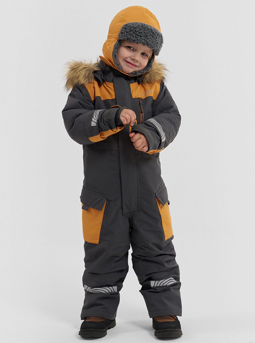 Комбинезон детский SINARA NORPPA серый гравий