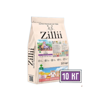 Сухой корм для кошек ZILLII (Зилли) Cat Hairball Control 10кг индейка и утка сухой для кошек, против комочков шерсти в желудке