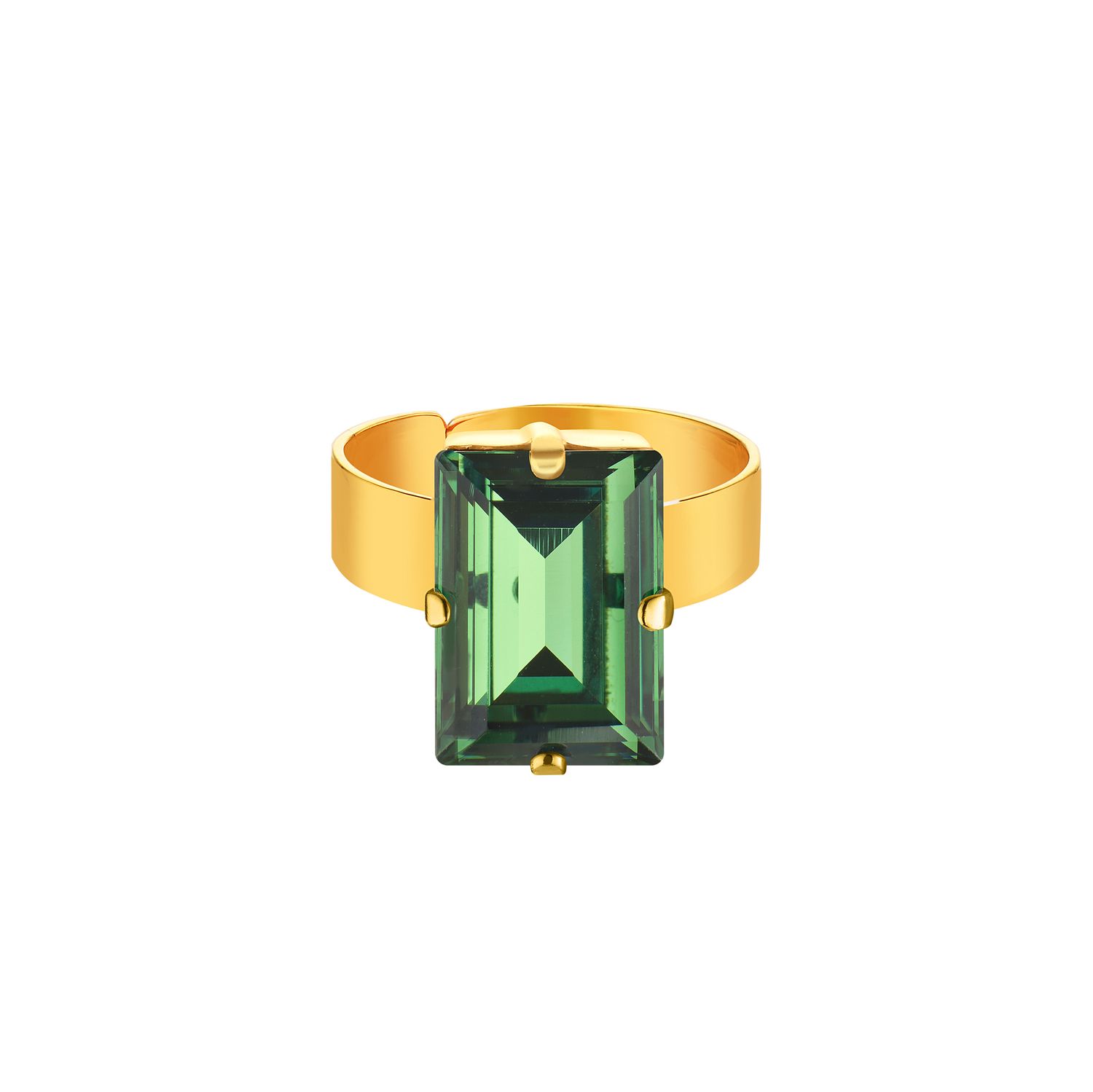 Кольцо Baguette Erinite Gold Ring