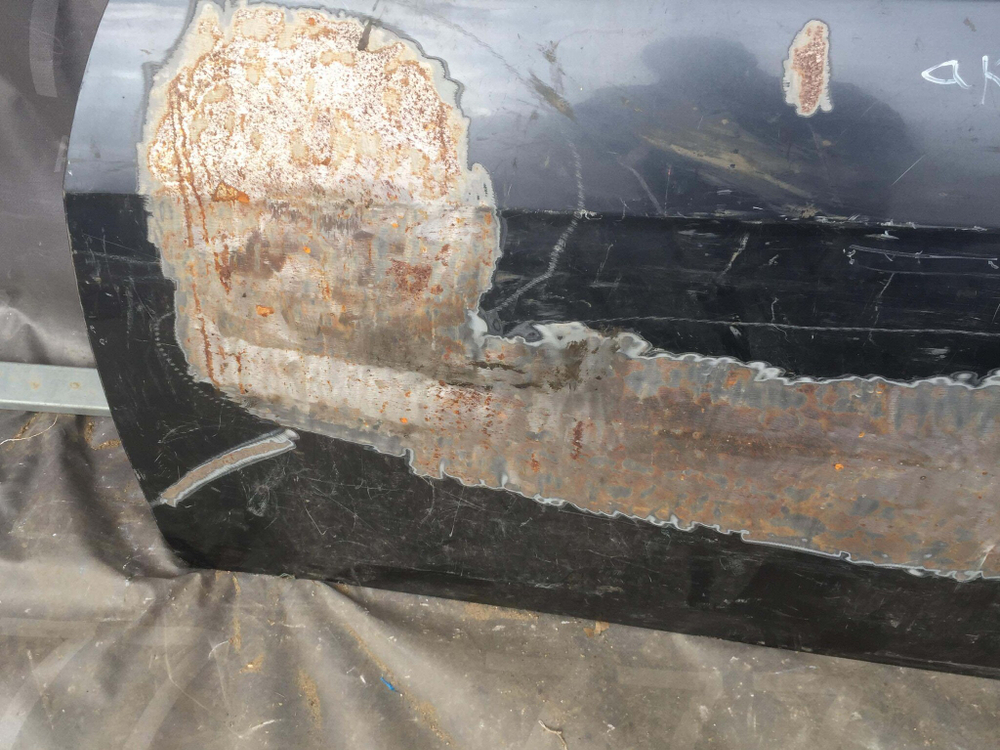 Дверь передняя левая Honda Accord 7 (CL)  Б/У Оригинал 
67050SEA010ZZ