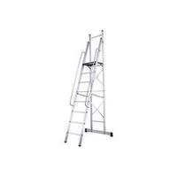 Стремянка помост 8 ступеней алюминиевая профессиональная