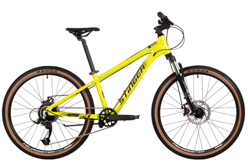 Велосипед 24" STINGER ELEMENT р.JR, зеленый