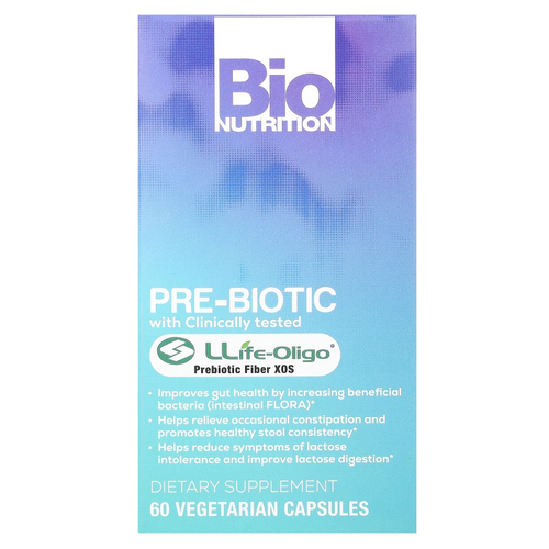 Bio Nutrition, пребиотик, 60 вегетарианских капсул (700 мг в 1 капсуле)