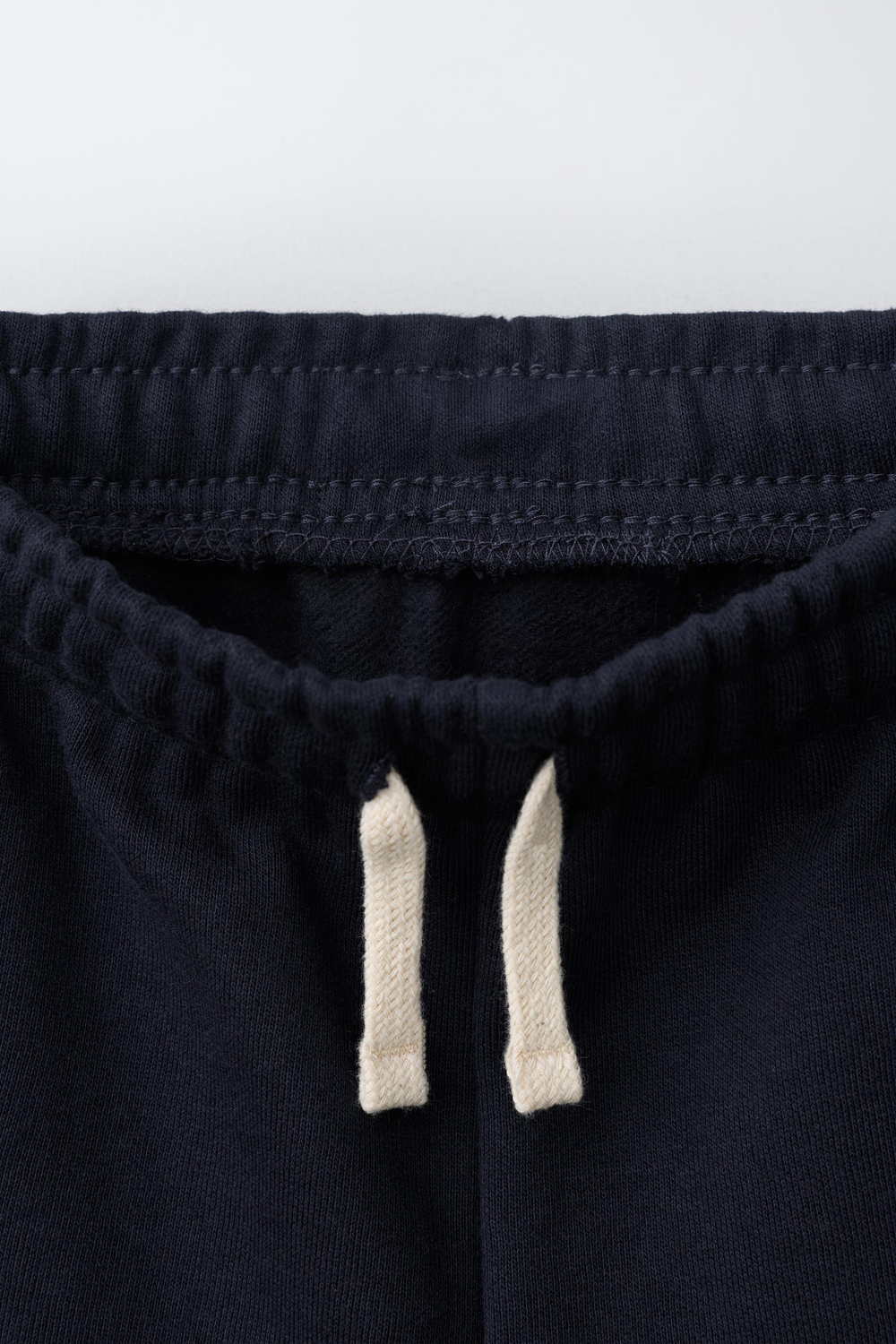 ZARA ОДНОТОННЫЕ БРЮКИ-ДЖОГГЕРЫ С НАШИВКОЙ, МОРСКОЙ СИНИЙ