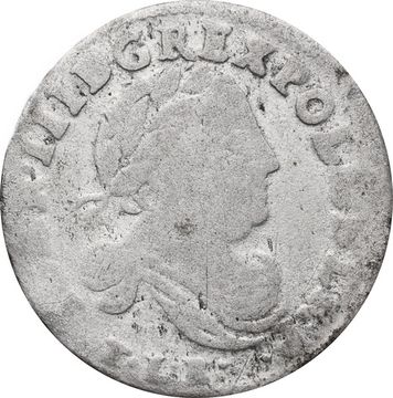 6 грошей 1683 Польша, Герб Лелива - полумесяц и звезда