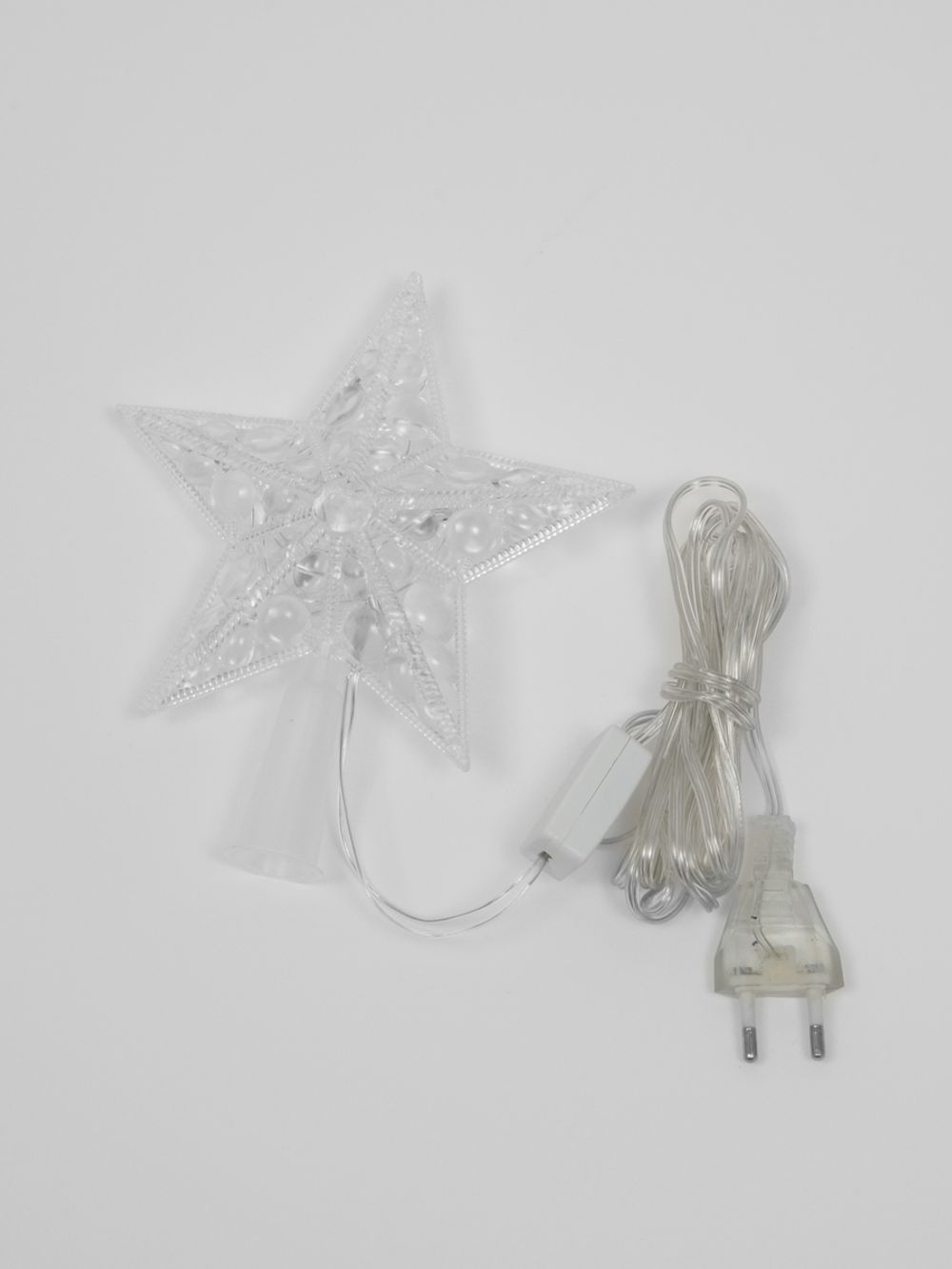 ULD-H1516-010-DTA MULTI STAR Украшение светодиодное для ёлки Звезда. 15см. 10 светодиодов. Разноцветный свет. Прозрачный провод. TM Uniel.