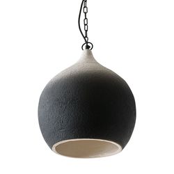 Светильник подвесной Sustainable collection, Ø33х38 см, черный/белый
