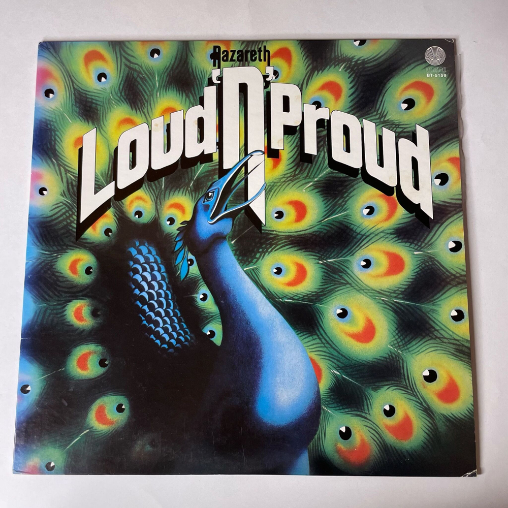 Винтажная виниловая пластинка LP Nazareth Loud N Proud (Japan 1978) (No Obi) This Flight Tonight