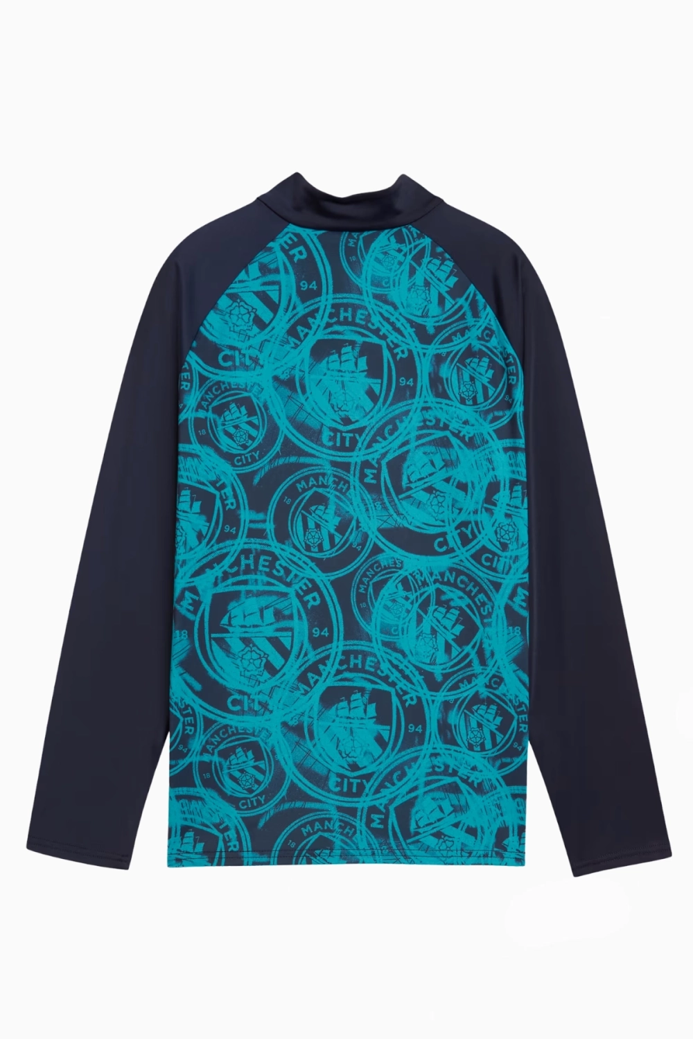 Кофта Puma Manchester City 25/26 Warm Up 1/4 Zip Top Junior - темно-синий