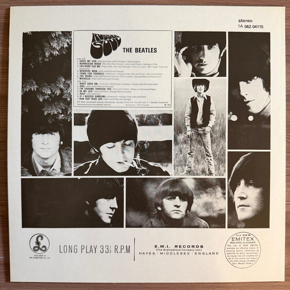 Виниловая пластинка The Beatles ‎– Rubber Soul LP