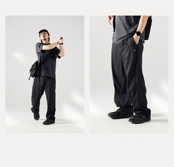 Брюки Nothomme Blue Spring/Summer New MICROFT Breathable Moisture-Permeable Suit Pants Floating Grid Sun-Protective Water-Repellent Lightweight