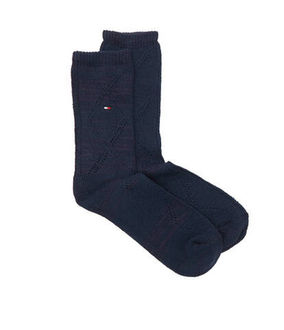Носки OPENWORKED ARGYLE Tommy Hilfiger - темно-синий(701224916)