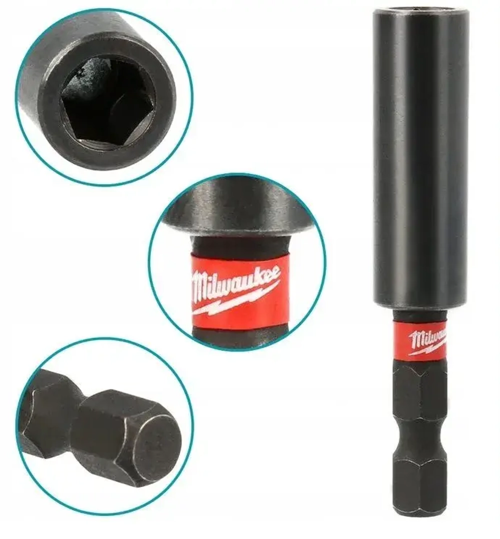Магнитный держатель для бит ShW1/4 (60 мм) Milwaukee