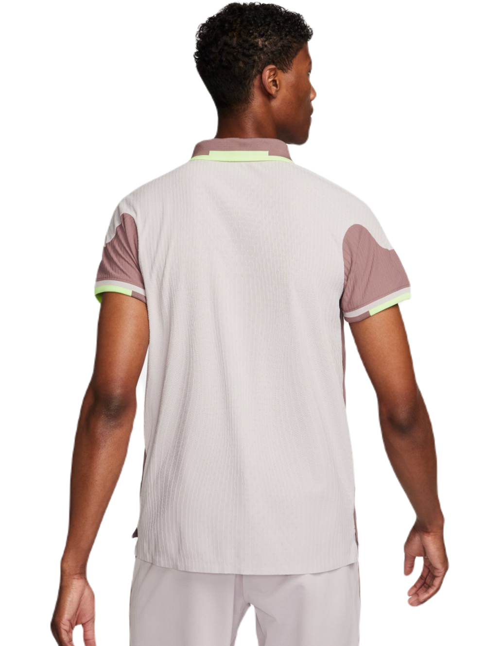 Мужское теннисное поло Nike Court Slam Dri-Fit ADV Tennis Polo - smokey mauve/platinum violet/white