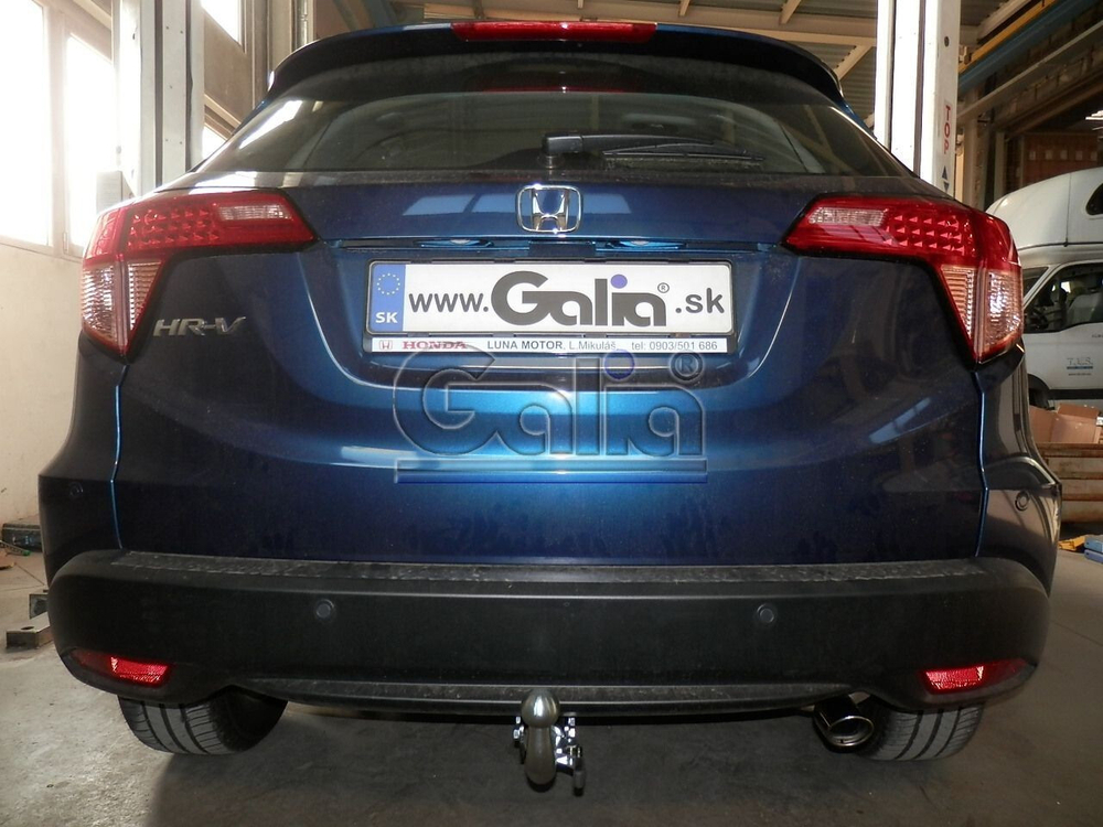 Оцинкованный фаркоп на Honda HR-V 2014-2021 (без электрики), Galia H097A