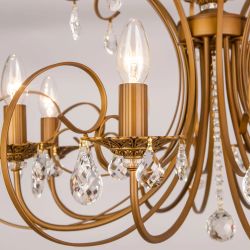 Citilux Марлен CL411181 Люстра подвесная Кофейная