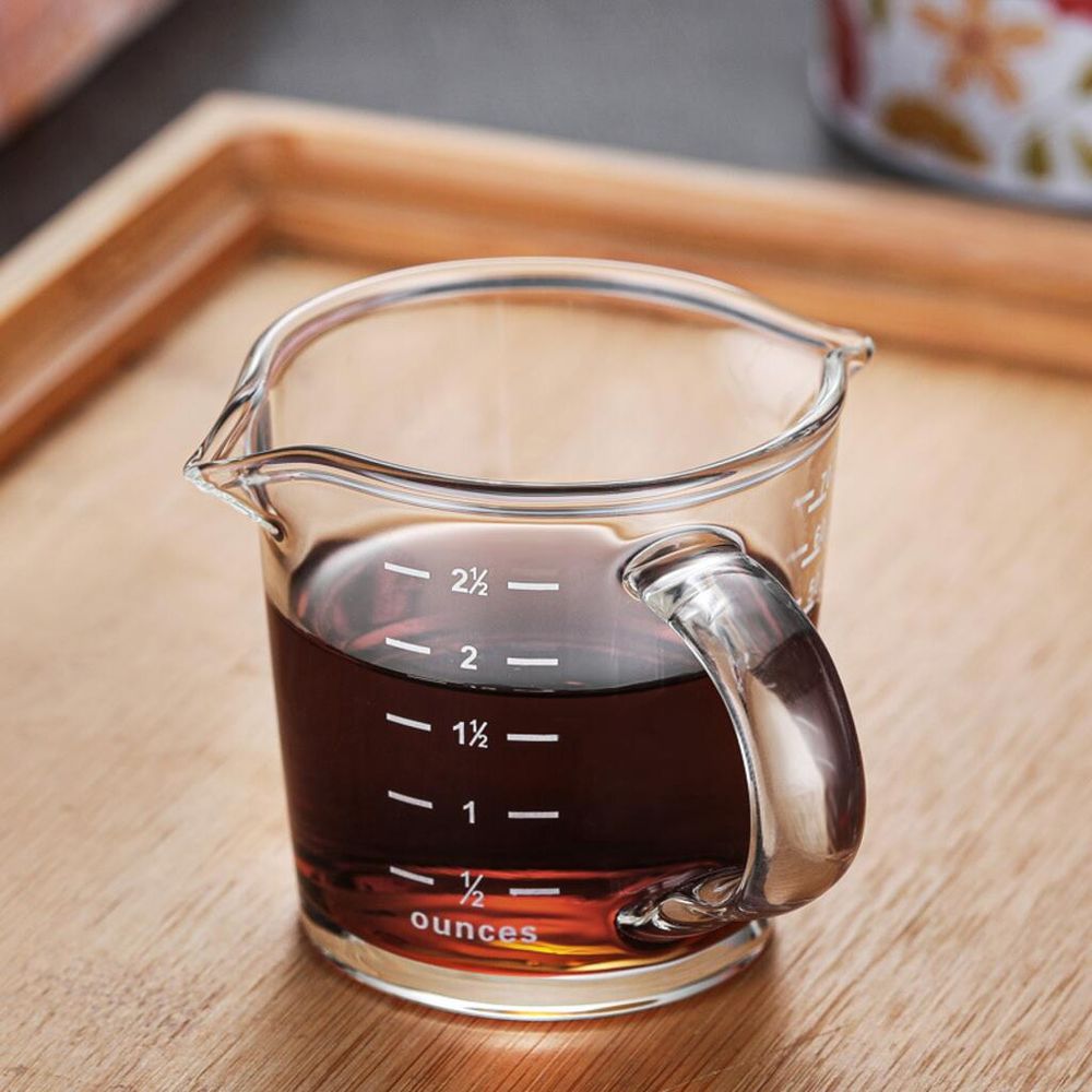 Мерный шот для кофе 10/20/30/40/50/60/70 мл стекло с ручкой P.L.- Barbossa