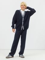 Кардиган для мальчика на пуговицах AT891-1M синий