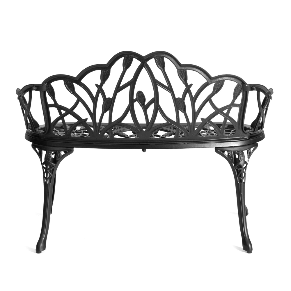 Скамья Secret De Maison Strauss (Штраус) алюминиевый сплав, 99хх56х76см, черный
