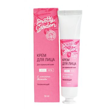 Крем для нормальной кожи лица, 50 мл, PRETTY GARDEN.