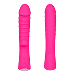 Реалистичный вибратор Erokay Wild Passion 19,1 см, с отростком