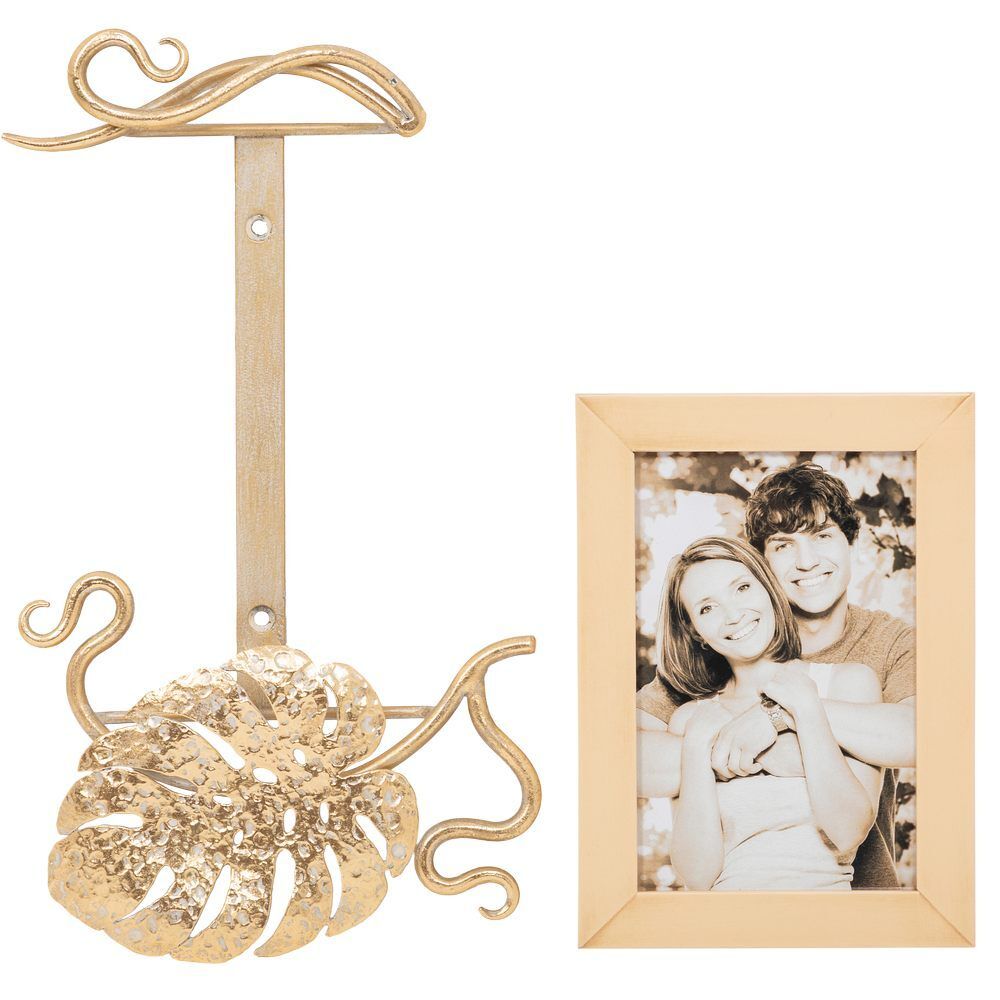 Фоторамка Monstera Deliciosa (Монстера) Айвори Мраморное золото