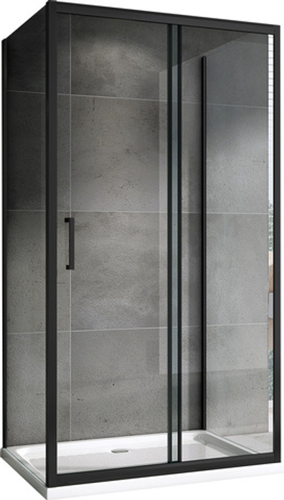 Душевой уголок ABBER Schwarzer Diamant AG30140B-S70B-S70B