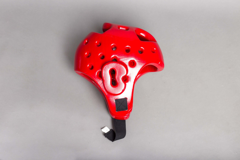 Шлем для тхэквондо ProfSport (усиленная защита) красный