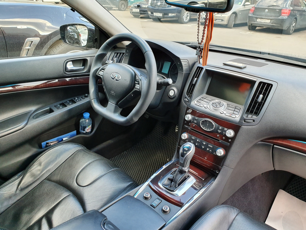 Руль ver.1 Infiniti QX50 EX35 EX37 EX25 G35 G37 черный