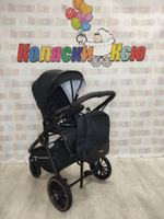 Коляска модульная Farfello Liberty 3в1 Black magic