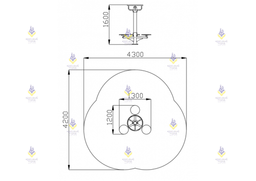 Эко-тренажер «Диск тройной»