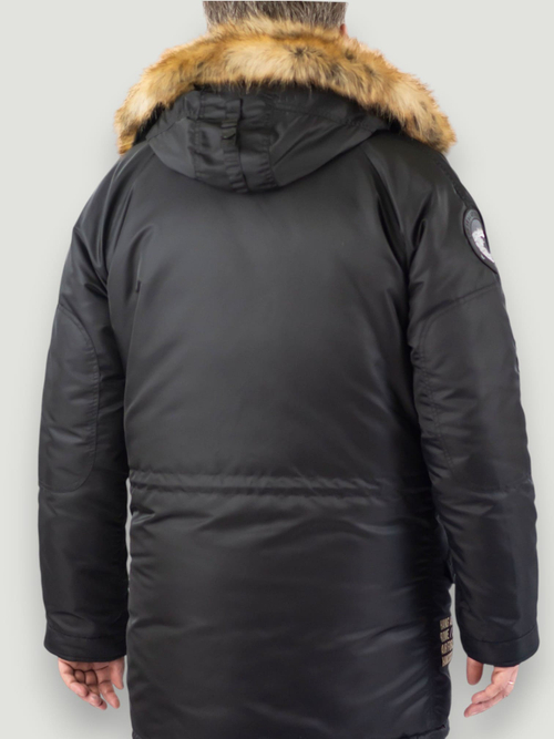 Куртка мужская зимняя Apolloget Expedition (черный/желтый - black/cinamon)