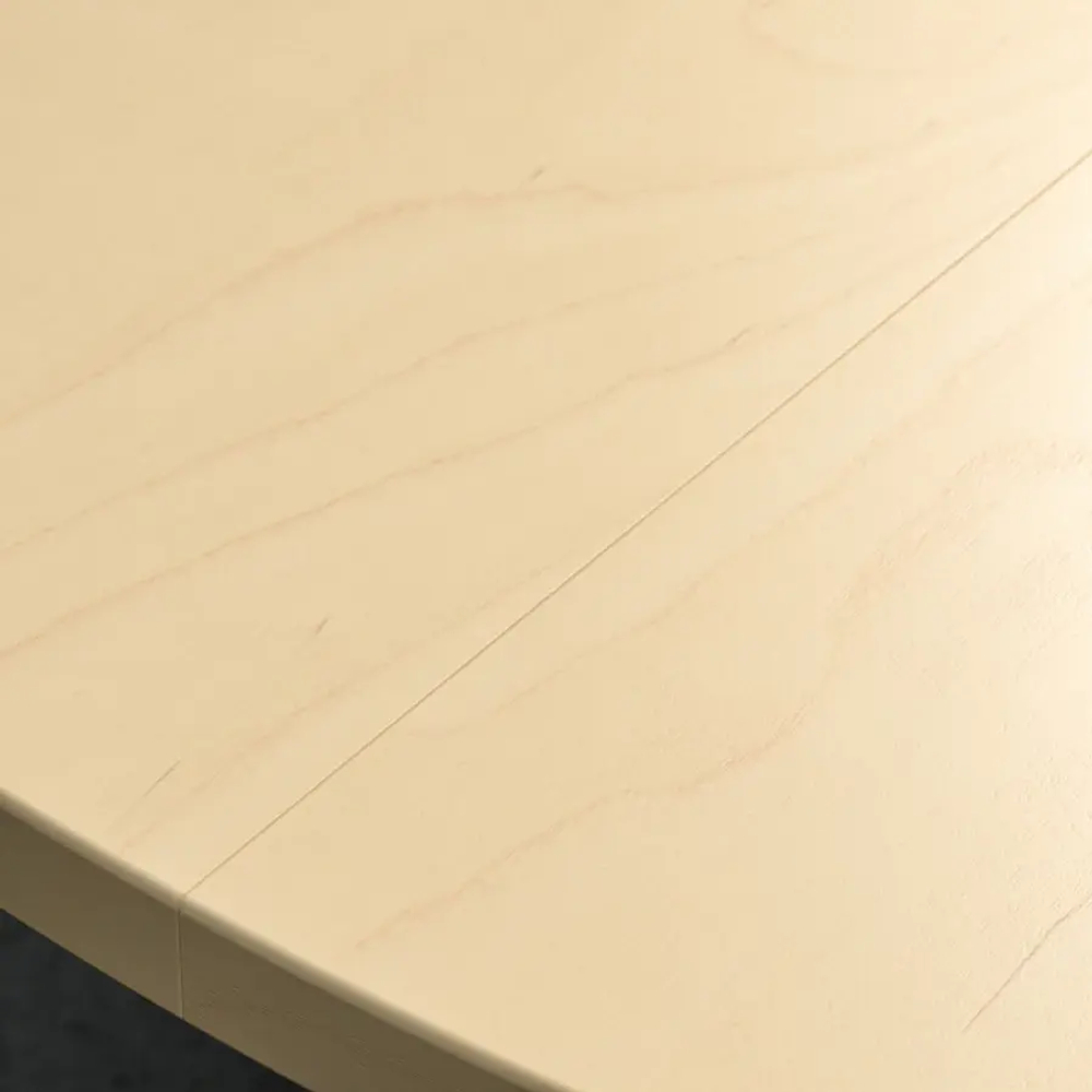 Стол для переговоров круглый - MITTZON IKEA /ИКЕА МИТТЗОН , 120х75 см, светло-коричневый/белый