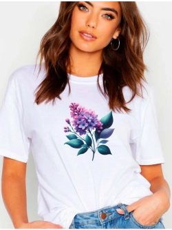 Футболка сирень