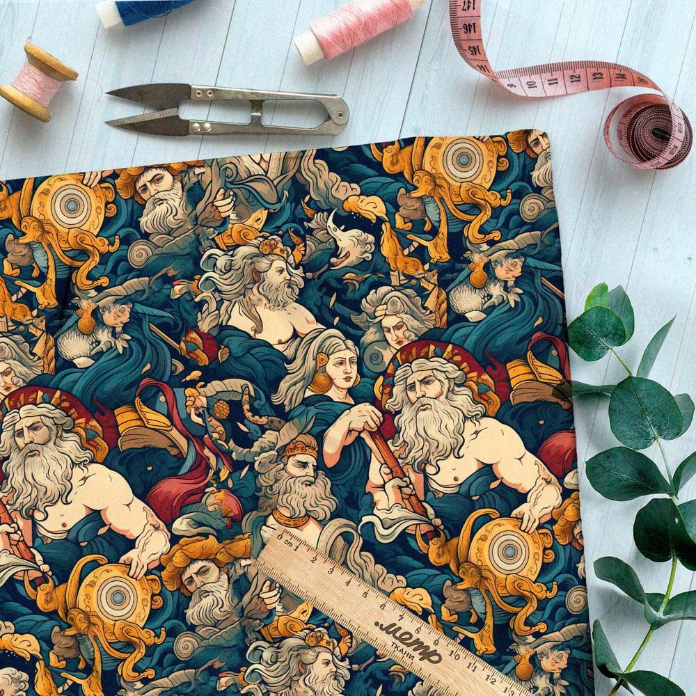 Ткань Барби средневековые мотивы