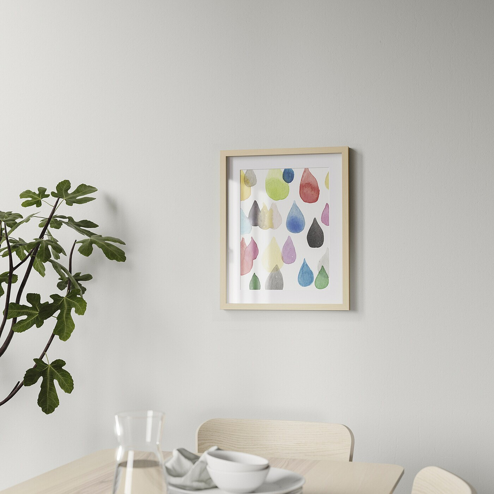 IKEA RÖDALM  (ИКЕА РÖДАЛМ)  -  Рама, имитация березы, 40x50 см