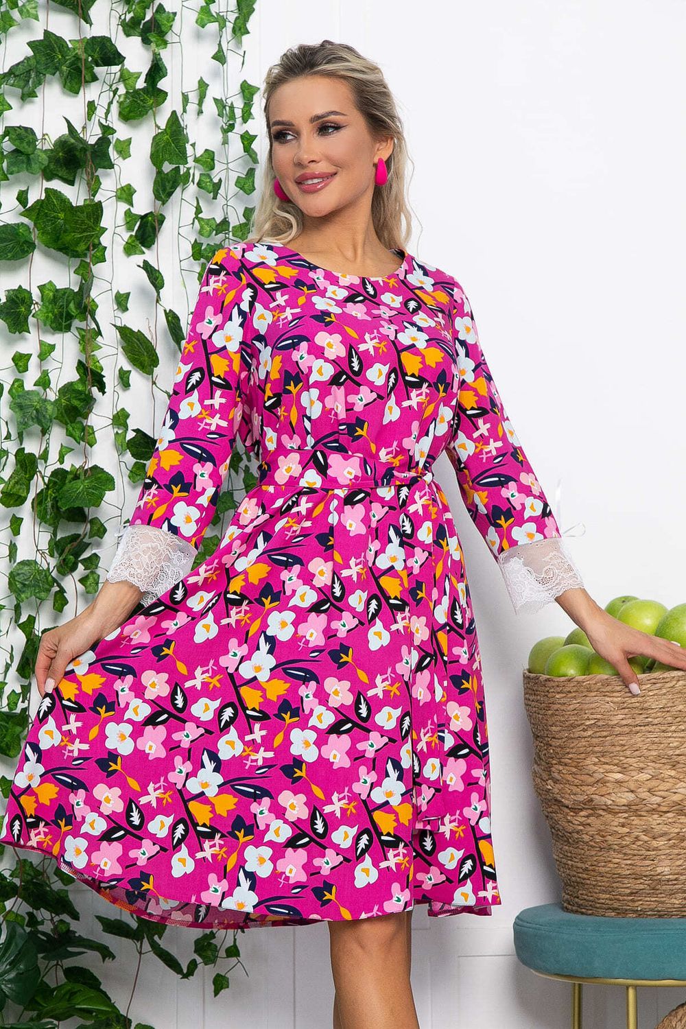 Платье Яна (розовое) П13638-33М LT Collection