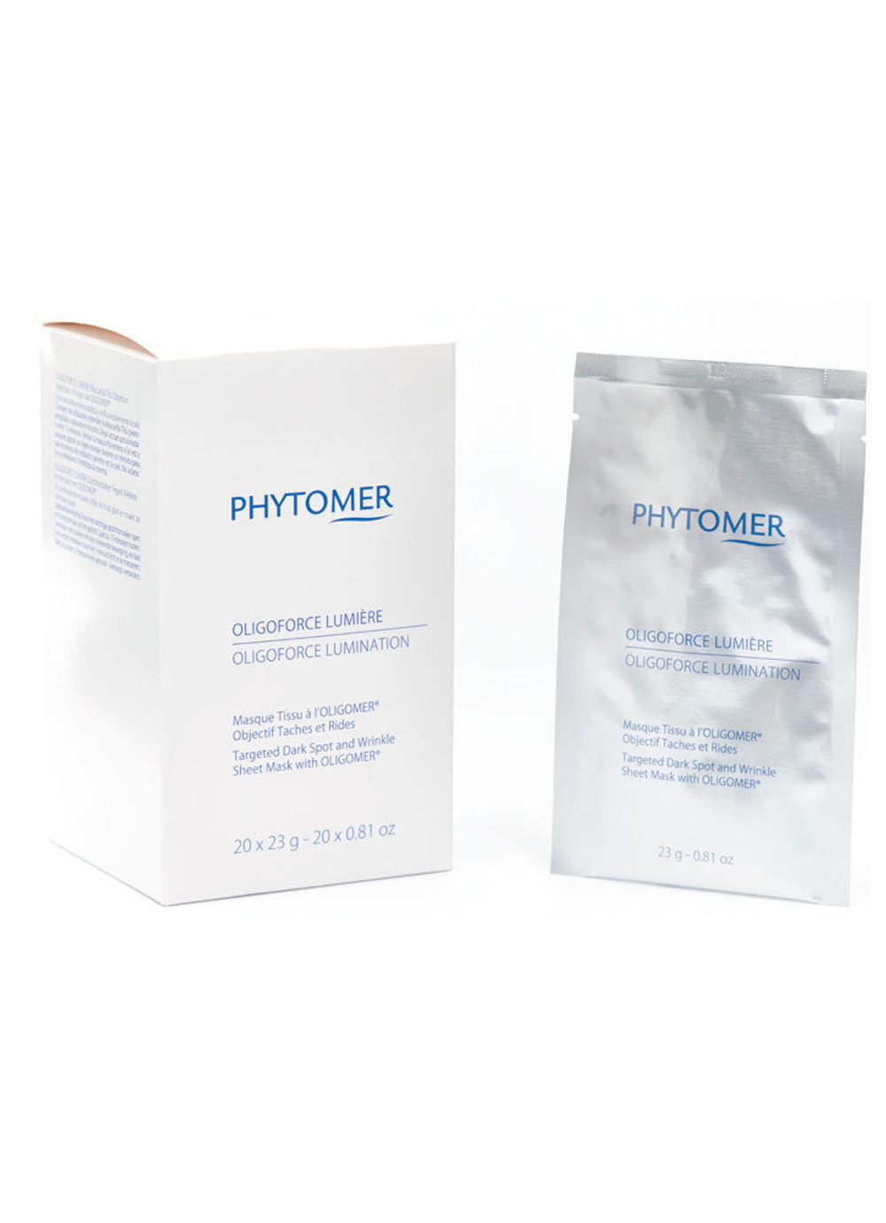 PHYTOMER TARGETED DARK SPOT AND WRINKLE SHEET MASK WITH OLIGOMER