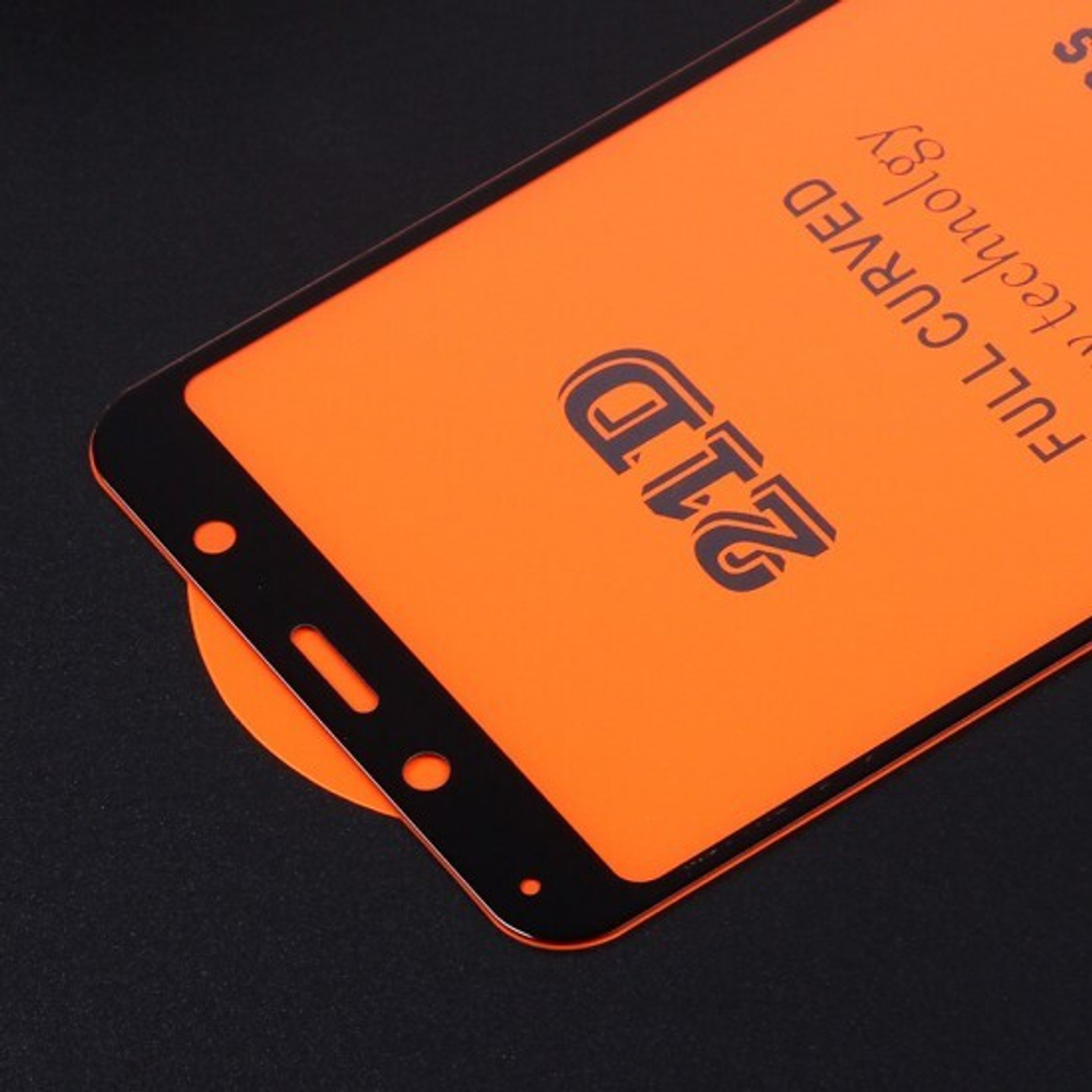 Защитное стекло Full Glue для Xiaomi Redmi 7A на полный экран, 010630 Черный