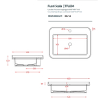 Раковина Artceram Fuori Scala TFL034 17 00 накладная 60 см, цвет черный матовый