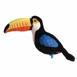 GIGWI Tropicana Series Игрушка для собак Тукан с пищалкой большой 38 см