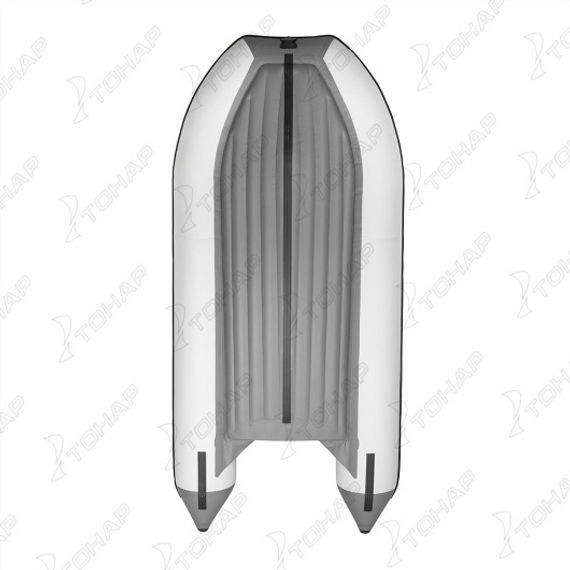 Лодка Тонар Алтай А360 (надувное дно) белый/серый