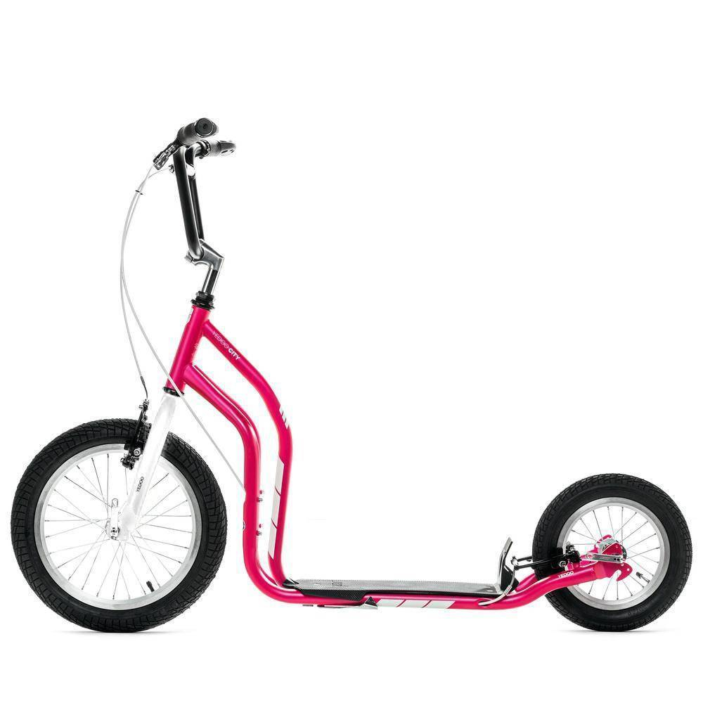 Самокат Yedoo City NEW magenta/white