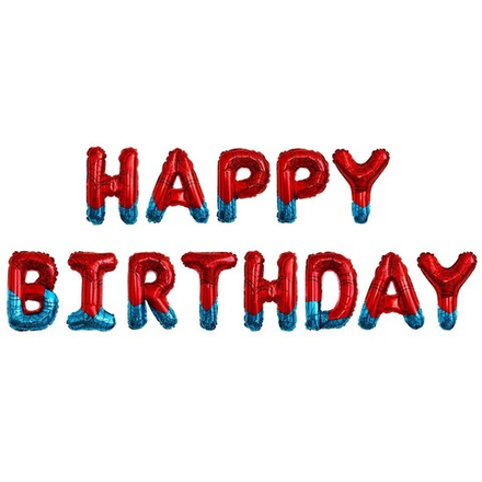 Мини-надпись «Happy Birthday. Человек-паук», 41 см
