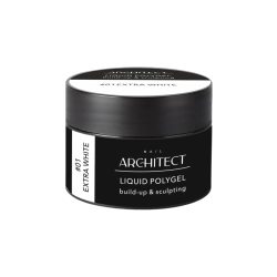 Nail ARCHITECT LIQUID POLYGEL - 01 Extra White Жидкий полигель для укрепления и наращивания ногтей, 50 мл
