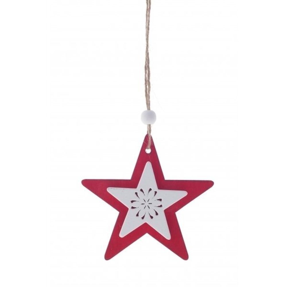 GAEM Украшение новогоднее "Звезда", L10 W1 H11 см, 2в.