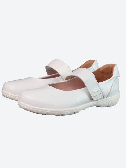 1102 Женские балетки (Белый)